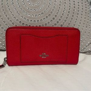 Coach Red Wallet